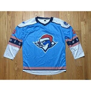 Springfield Thunderbirds 2025 Promotional Jersey Size Large Christmas Holiday